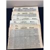 Image 1 : "The London Times" Antique Newsprints