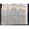 Image 2 : "The London Times" Antique Newsprints