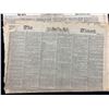 Image 3 : "The London Times" Antique Newsprints