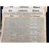 Image 4 : "The London Times" Antique Newsprints