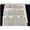 Image 5 : "The London Times" Antique Newsprints