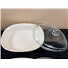 Image 3 : French White Corningware Dishes