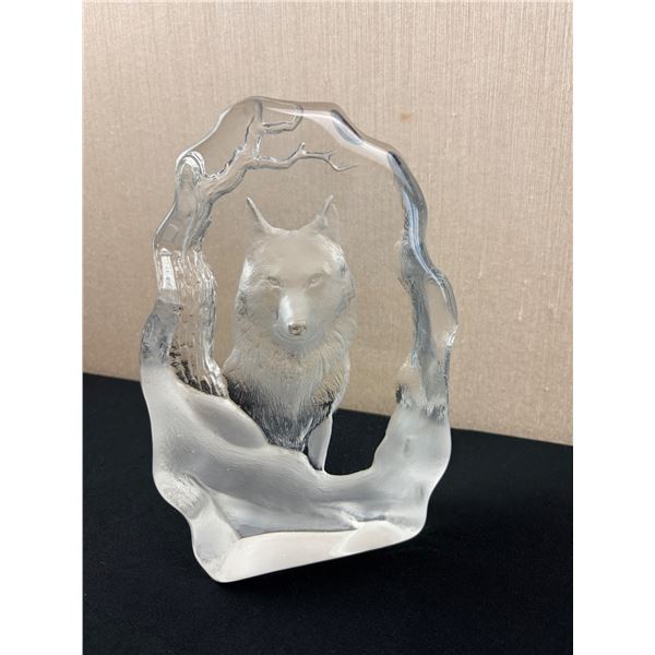 Glass Wolf Art
