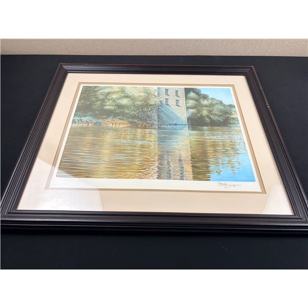 Riverbank Reflections Print by Ken Danby