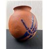 Image 2 : Hand Painted Clay Vase
