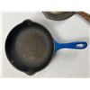 Image 3 : Cast Iron Pans Including Le Creuset