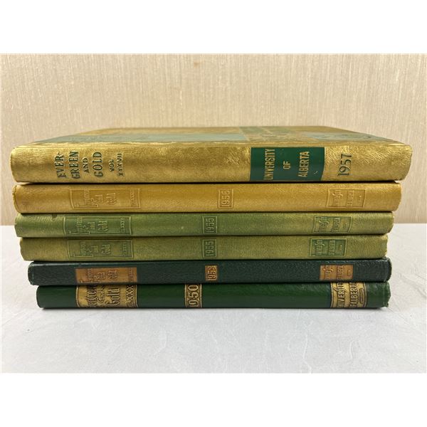 Evergreen and Gold Yearbooks