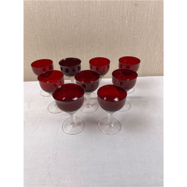 Red Stemware