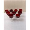 Image 1 : Red Stemware