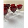 Image 3 : Red Stemware