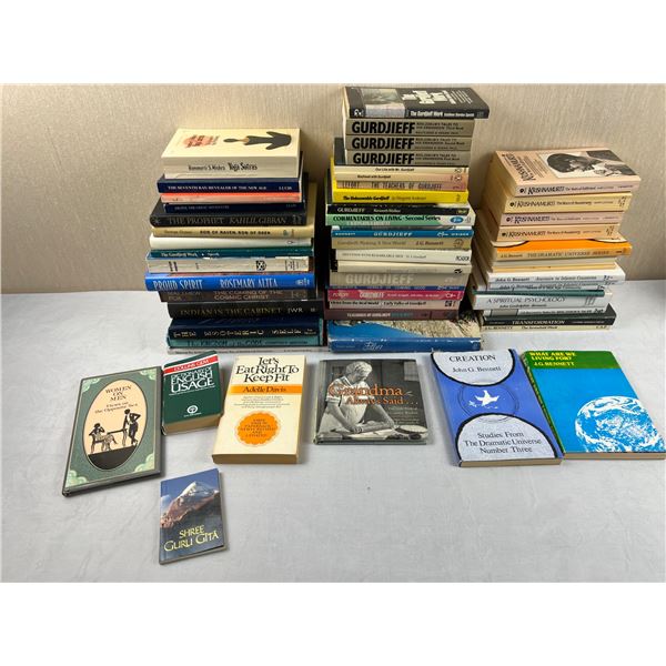 Collection of Books Including Gurdjieff