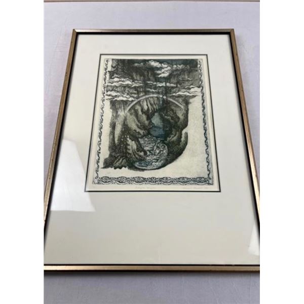 "Maligne Canyon" Print by Helen E. Stewart