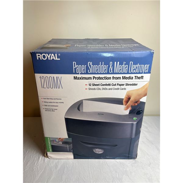 Royal Paper Shredder & Media Destroyer