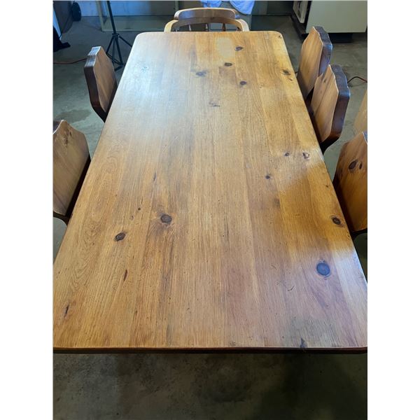 Wooden Dining Table & Chairs