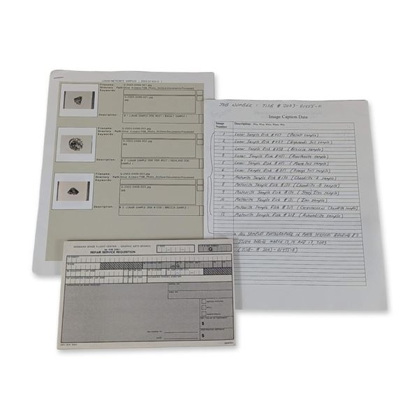NASA Goddard Lunar Meteorite Document Collection