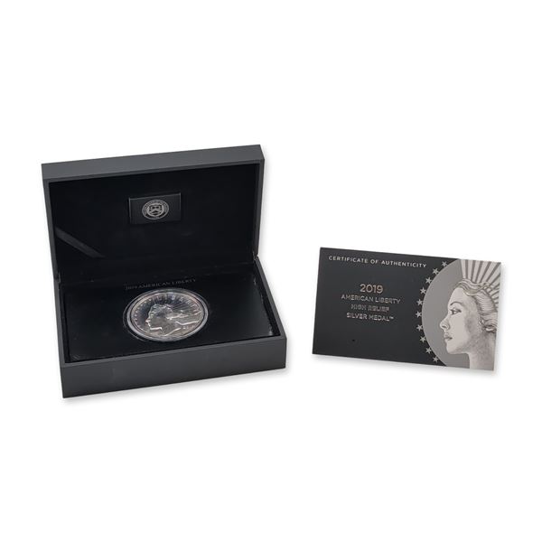 2019 US Mint American Liberty High Relief Silver Medal