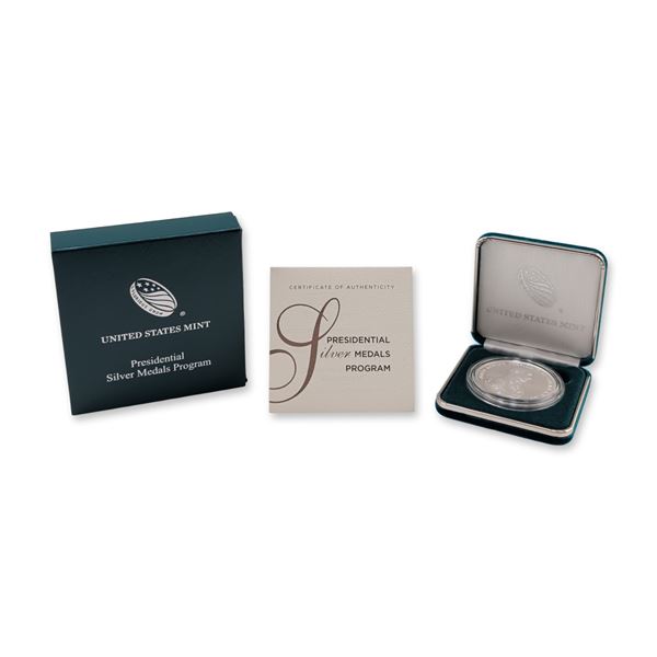 US Mint James Monroe Silver Presidential Medal