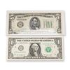 Image 1 : 2pc 1934D, 2013 U.S. Federal Reserve One & Five Dollars Note