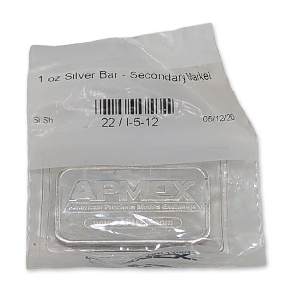 APMEX 1 oz .999 Fine Silver Bullion Bar