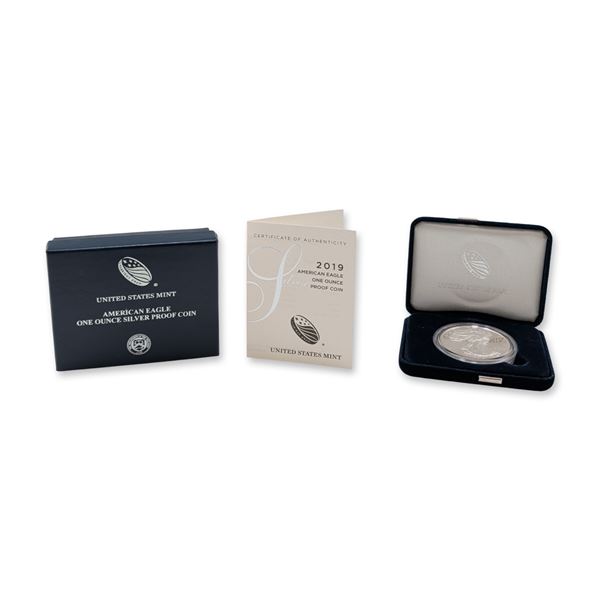 2019-W United States Mint American Eagle Silver Once Ounce Proof Coin
