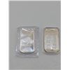 Image 2 : 2pc Buffalo and Ten Commandments .999 Fine Silver Bullion Bars