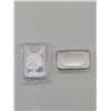Image 4 : 2pc Buffalo and Ten Commandments .999 Fine Silver Bullion Bars