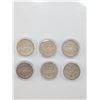 Image 2 : 6pc US Silver Kennedy Half Dollars
