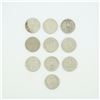 Image 2 : 10pc Pre-1964 U.S. 90% Silver Washington Quarters