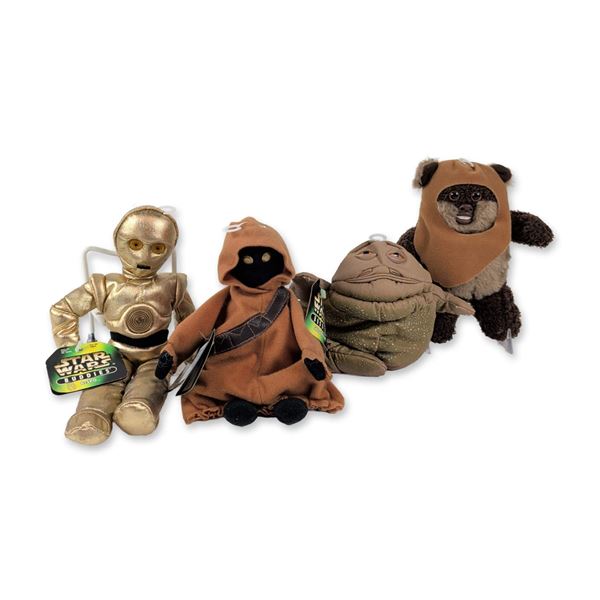 Set of Four Kenner Star Wars Buddies Plush Figures