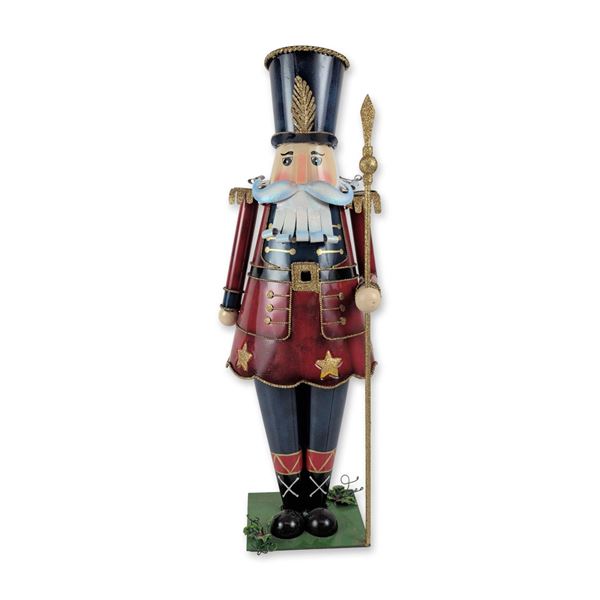 CCF Large Decorative Metal Nutcracker Figure