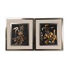 Image 1 : 2pc Los Castillo Style Mexican Mixed-Metal Mesoamerican Warrior Wall Plaques