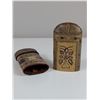 Image 3 : Royal Saxon Straw Marquetry Cigar Case