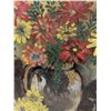Image 2 : Lydia von Rhemen (20th century) Oil on Canvas Board, Floral Still Life, Signed