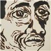 Image 2 : Mid-Century Obscure Portrait on Paper, Signed Rorapaugh