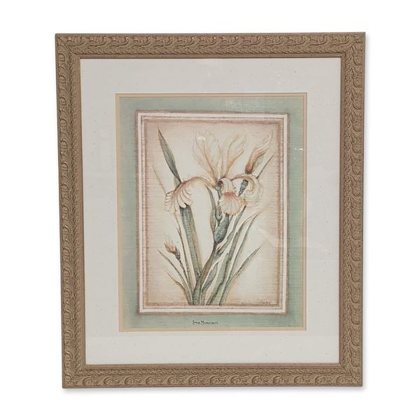 Colleen Bery for The Bombay Co., Print on Paper, Iris Monnieri Framed