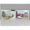 Image 4 : 4pc Collection of Jacquelyne A. Lotz (American, b. 1935) Architectural and Coastal Prints