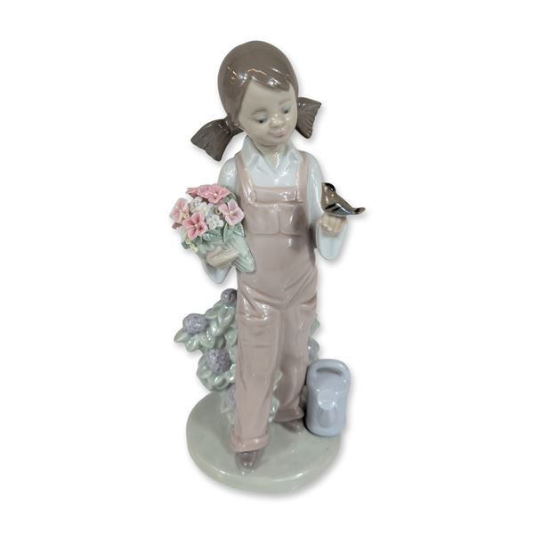 Lladro 5217 Spring Girl Porcelain Figurine