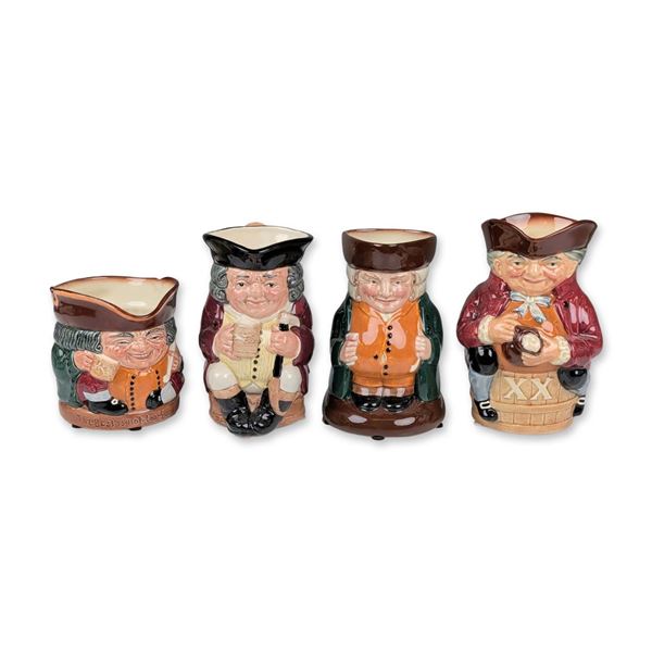 4pc Royal Doulton Toby Jugs