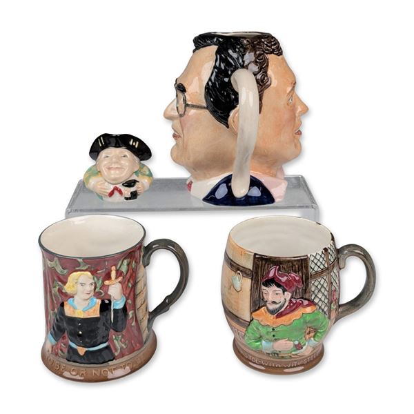 5pc Kevin Francis and Beswick English Jugs and Face Pot