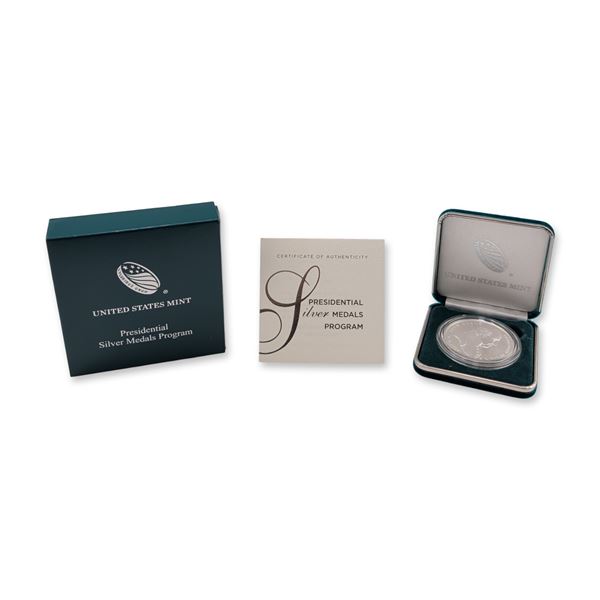 US Mint John Adams Presidential Silver Medal