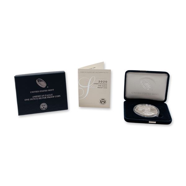 2020-W United States Mint American Eagle Silver One Ounce Proof Coin