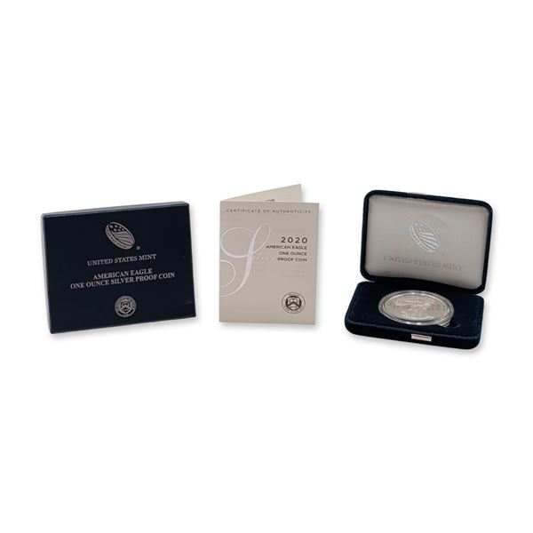 2020-W United States Mint American Eagle Silver One Ounce Proof Coin