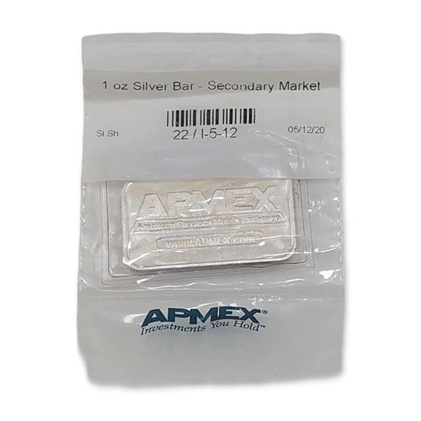 APMEX 2020 Highland Mint 1 Troy Ounce .999 Fine Silver Bullion Bar