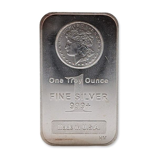 Highland Mint 1 oz Troy .999 Silver Morgan Bullion Bar