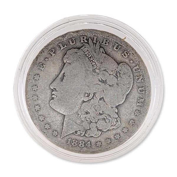 US 1884 Morgan Silver Dollar