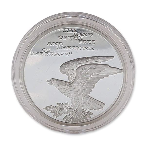US Bicentennial Star Spangled Banner Silver Dollar