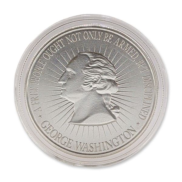 US 1 oz .999 Fine Silver 2nd Amendment Round