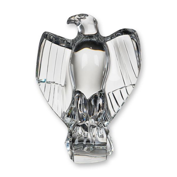 Baccarat Crystal American Eagle Sculpture
