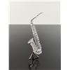 Image 2 : Swarovski Silver Crystal Saxophone Figurine
