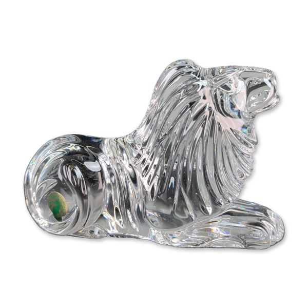 Waterford Crystal Lion Figurine Paperweight